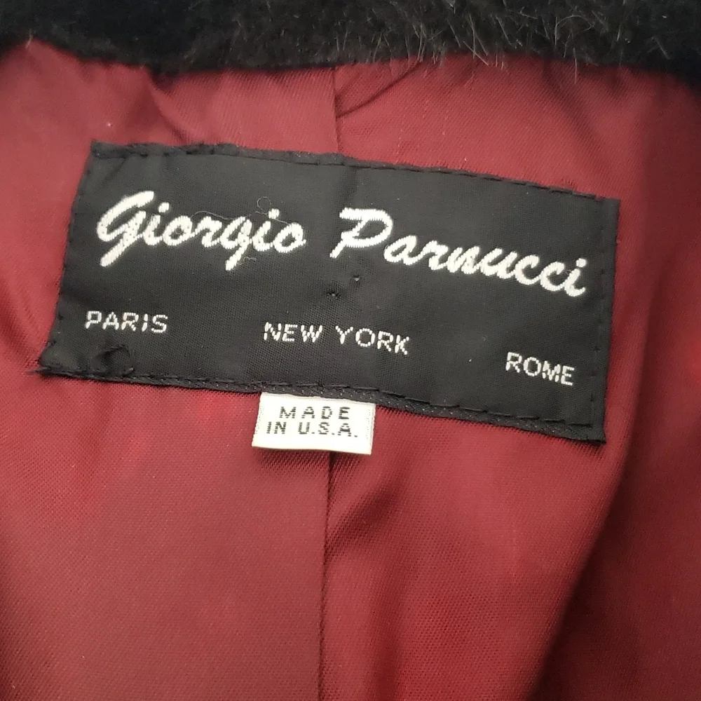 vintage Giorgio Parnucci faux fur coat sz 2x Made in USA - Picture 2 of 11